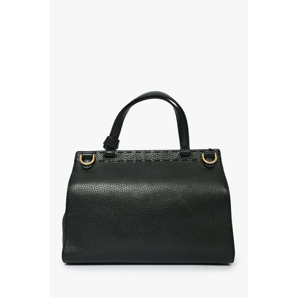 Gucci Black Grained Leather GG Top Handle with Strap - Picture 3 of 3